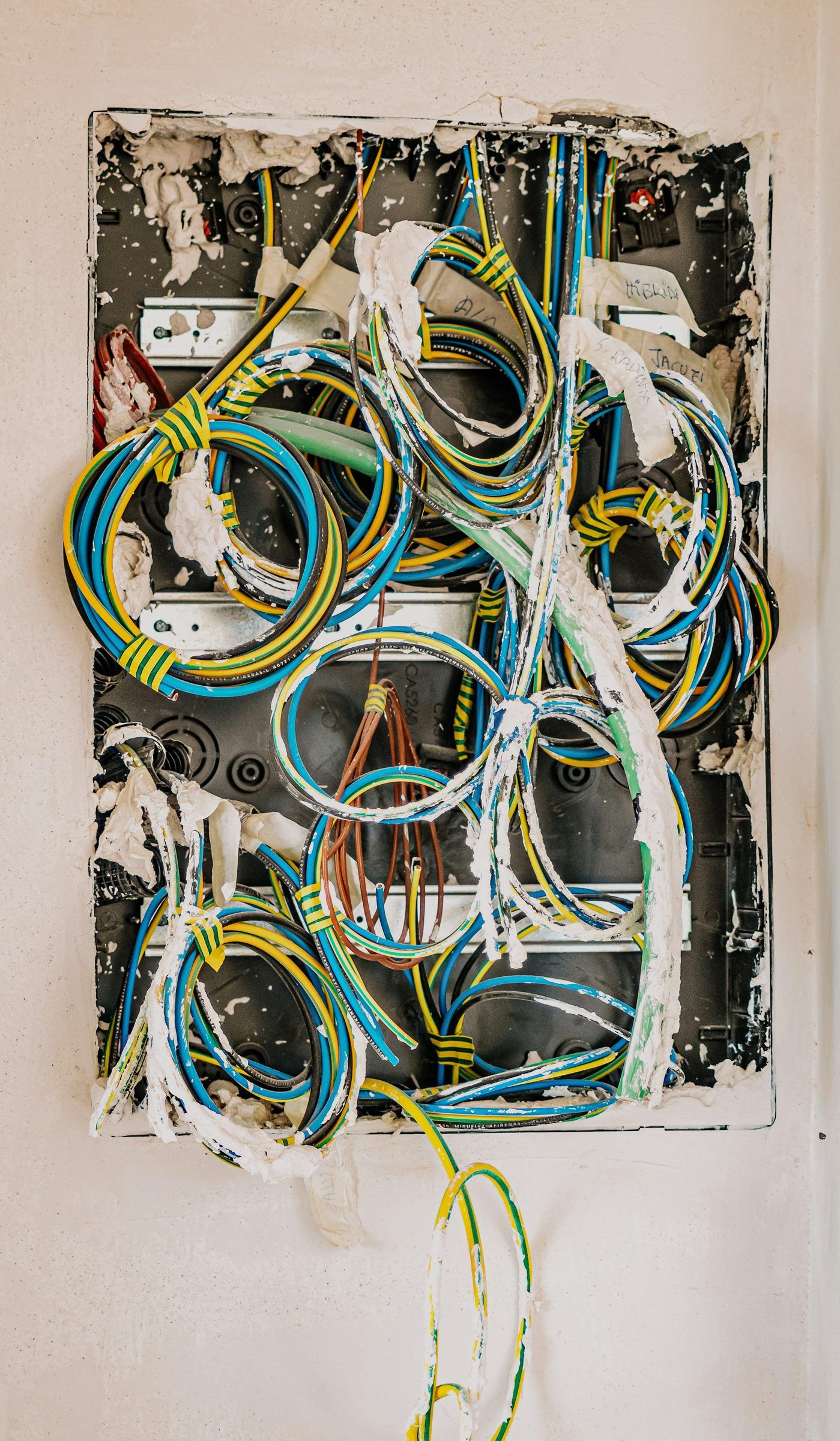 Avant — Remplacement d’un tableau vétuste